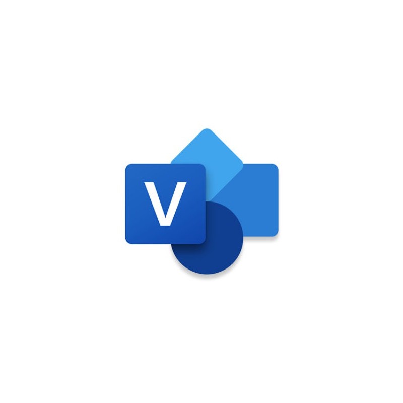 Microsoft Visio Professional 2024, Graphique, Complète, 1 licence, Téléchargement électronique de logiciel, Téléchargement, Windows 10, Windows 11