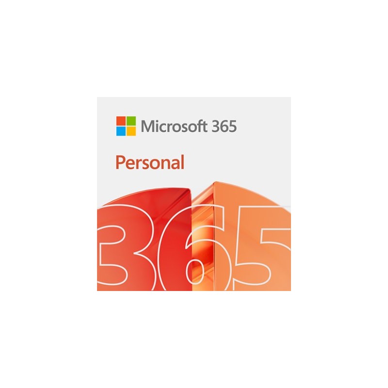 Microsoft Office 365 Personal, Office suite, 1 licence, 1 année, Téléchargement électronique de logiciel, Multilingue, Téléchargement