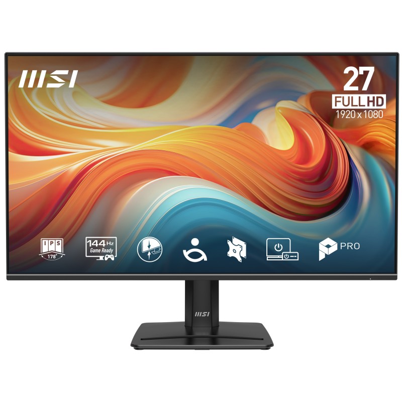 MSI Pro MP271 E14A, 68,6 cm 27", 1920 x 1080 pixels, Full HD, LCD, 4 ms, Noir