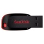 SanDisk Cruzer Blade, 64 Go, USB Type-A, 2.0, Sans capuchon, 2,5 g, Noir, Rouge