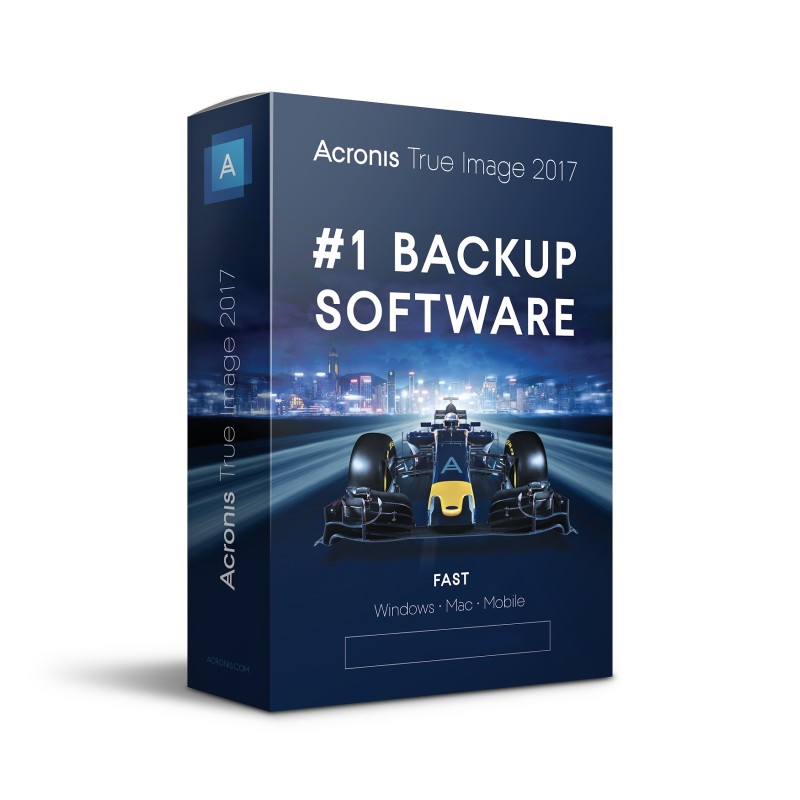 Acronis True Image 2017, 3 licence, 1 année