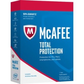 McAfee Total Protection 2018 1D 1Y, 1 licence, 1 année