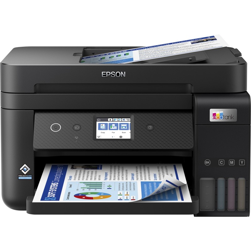 Epson EcoTank ET-4850, Jet d'encre, Impression couleur, 4800 x 1200 DPI, A4, Impression directe, Noir