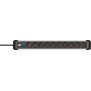 Brennenstuhl 1391030000, 3 m, Intérieure, Courbe, IP20, Aluminium, Noir, Argent