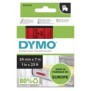 Dymo D1 étiquettes autocollantes authentiques | rouleau de 12 mm x 7 m | impression en noir sur fond rouge | pour étiqueteuses LabelManager, Noir sur rouge, Polyester, Belgique, -18 - 90 C, DYMO, LabelManager, LabelWriter 450 DUO