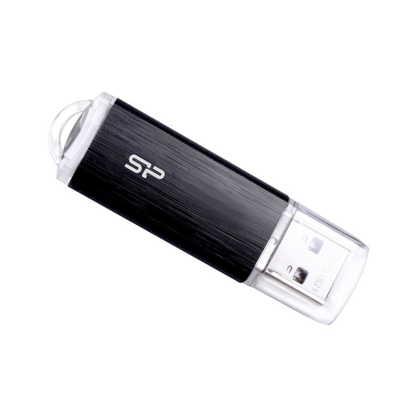 Silicon Power Ultima U02, 8 Go, USB Type-A, 2.0, Casquette, Noir, Transparent