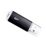 Silicon Power Ultima U02, 8 Go, USB Type-A, 2.0, Casquette, Noir, Transparent