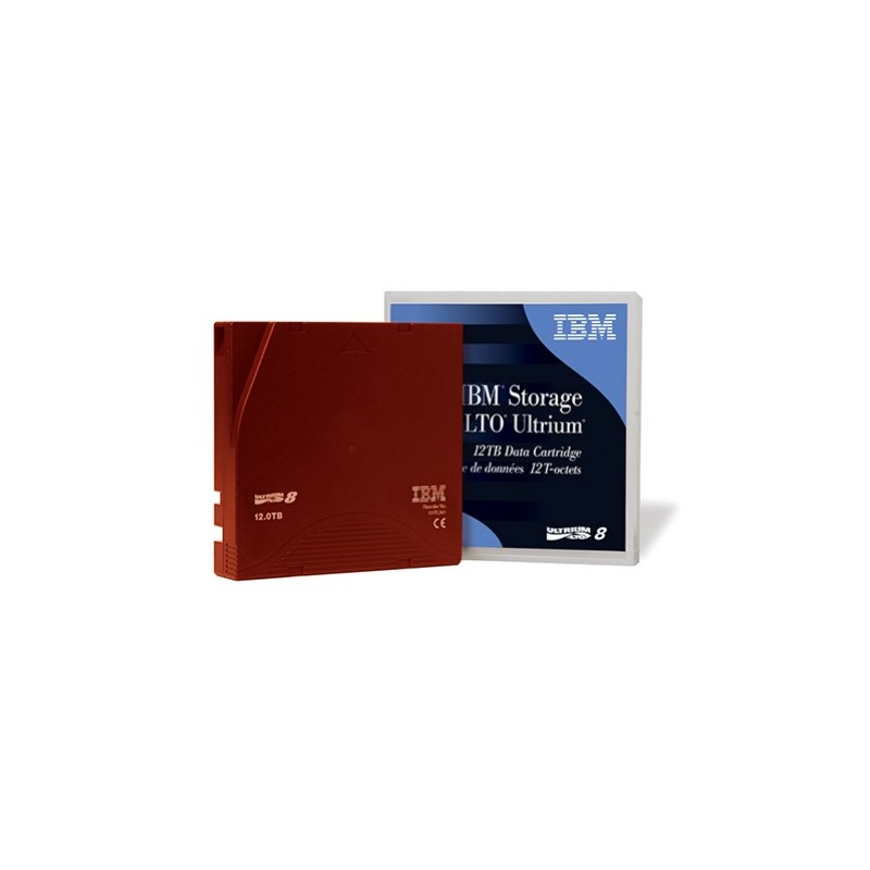 Lenovo IBM LTO Ultrium 8, Disque de stockage, Cartouche à bande, 2.5:1, LTO, CE, 12 To