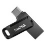 SanDisk Ultra Dual Drive Go, 64 Go, USB Type-A USB Type-C, 3.2 Gen 1 3.1 Gen 1, 150 Mos, Pivotant, Noir