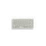 Cherry G84-4100, Mini, Avec fil, USB, QWERTZ, Gris