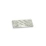 Cherry G84-4100, Mini, Avec fil, USB, QWERTZ, Gris