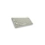 Cherry G84-4100, Mini, Avec fil, USB, QWERTZ, Gris