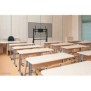 Neomounts FL50-525BL1 Support au sol mobile pour écran 55-86" - installation rapide - TÜV, Noir, Ecran plat, Chariot multimedia, Acier, 76 kg, 10 kg