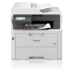 Brother MFC-L3760CDW, LED, Impression couleur, 600 x 2400 DPI, Copie couleur, A4, Noir, Blanc