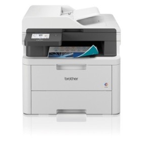 Brother DCP-L3560CDW, LED, Impression couleur, 600 x 2400 DPI, A4, Impression directe, Noir, Blanc