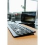 Cherry KW 3000, Taille réelle 100 %, Sans fil, RF sans fil, QWERTY, Noir