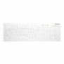 Cherry Contour Design AK-C8112F, Taille réelle 100 %, Sans fil, RF sans fil, Commutateur de touche « ciseaux », Blanc