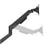 Neomounts DS70-250BL2 Support d'écran à fixer 17-32" - ressort à gaz - Topfix - arrêt 180, Collier de serrage passe-fil, 9 kg, 43,2 cm 17", 81,3 cm 32", 100 x 100 mm, Noir