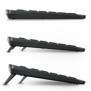 Cherry Stream desktop ultimate, Avec fil &sans fil, USB + RF Wireless + Bluetooth, Commutateur de touche « ciseaux », QWERTZ, LED, Noir