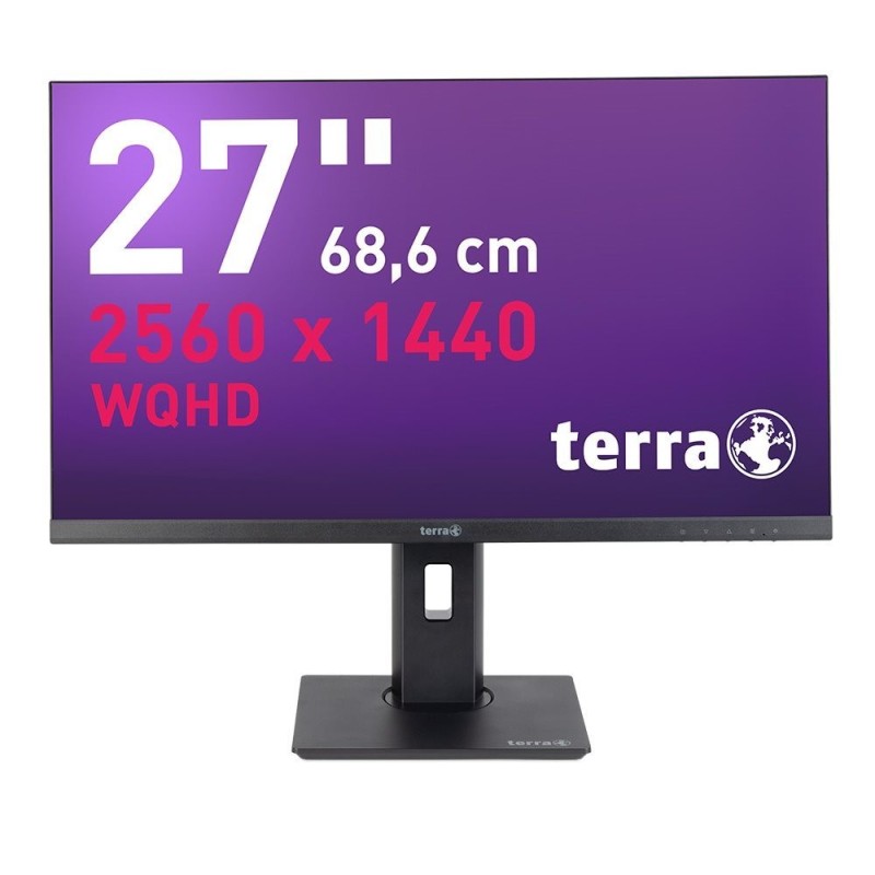 TERRA 3030268, 68,6 cm 27", 2560 x 1440 pixels, Wide Quad HD, LED, 5 ms, Noir
