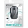 Logitech M235, Ambidextre, Optique, RF sans fil, 1000 DPI, Gris