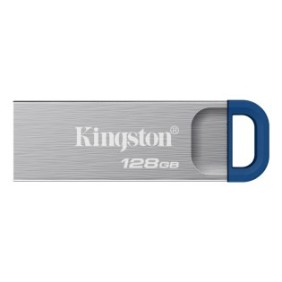 Kingston DataTraveler 128 Go Kyson USB 3.2 Gen 1 en métal, jusqu'à 220 Mos, 128 Go, USB Type-A, 3.2 Gen 1 3.1 Gen 1, 220 Mos, Sans capuchon, Acier inoxydable