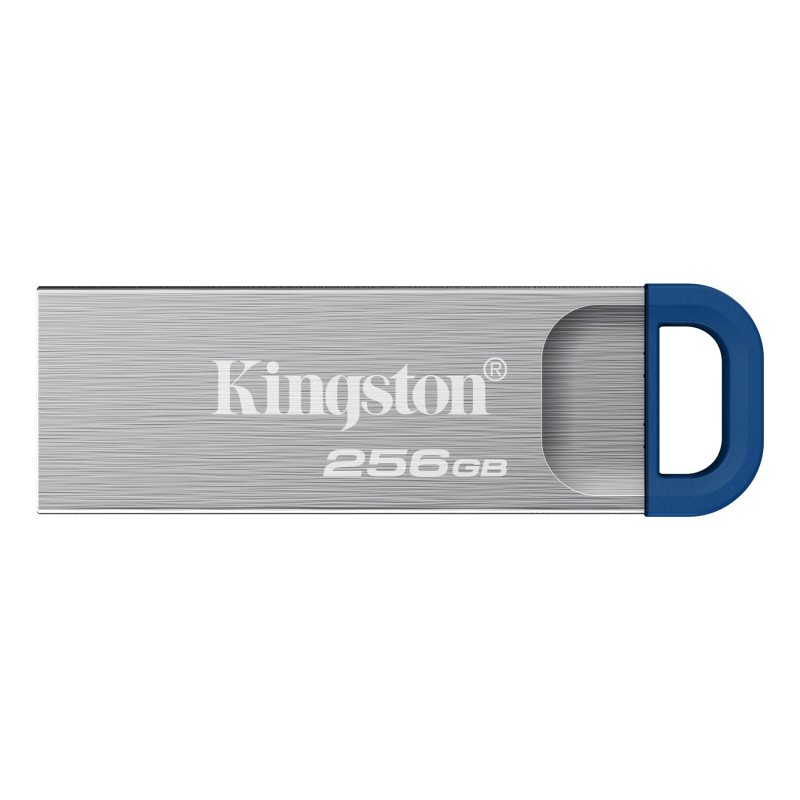 Kingston DataTraveler 256 Go Kyson USB 3.2 Gen 1 en métal, jusqu'à 220 Mos, 256 Go, USB Type-A, 3.2 Gen 1 3.1 Gen 1, 220 Mos, Sans capuchon, Acier inoxydable