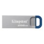 Kingston DataTraveler 256 Go Kyson USB 3.2 Gen 1 en métal, jusqu'à 220 Mos, 256 Go, USB Type-A, 3.2 Gen 1 3.1 Gen 1, 220 Mos, Sans capuchon, Acier inoxydable