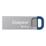 Kingston DataTraveler 64 Go Kyson USB 3.2 Gen 1 en métal, jusqu'à 220 Mos, 64 Go, USB Type-A, 3.2 Gen 1 3.1 Gen 1, 220 Mos, Sans capuchon, Acier inoxydable