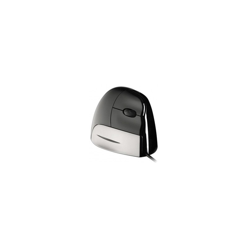 Evoluent VMSR, Droitier, USB Type-A, 1200 DPI, Noir, Argent