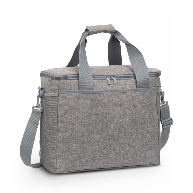 rivacase 5736, Sac thermique, 30 L, Gris, Tissu, Polyester, Poly-acétate de vinyle , Poly-acétate de vinyle , 430 mm