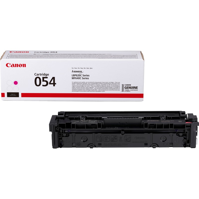 Canon Cartouche de toner 054, magenta, 1200 pages, Magenta, 1 pièce