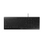 Cherry Contour Design STREAM, Taille réelle 100 %, Avec fil, USB, Clavier mécanique, QWERTY, Noir