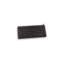 Cherry G84-4100, Mini, Avec fil, USB, QWERTY, Noir