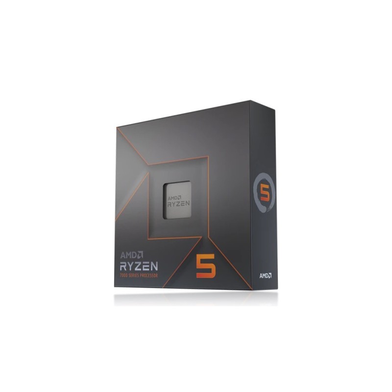 AMD Ryzen 5 7600X, AMD Ryzen™ 5, Emplacement AM5, Boîte, AMD, 7600X, 4,7 GHz