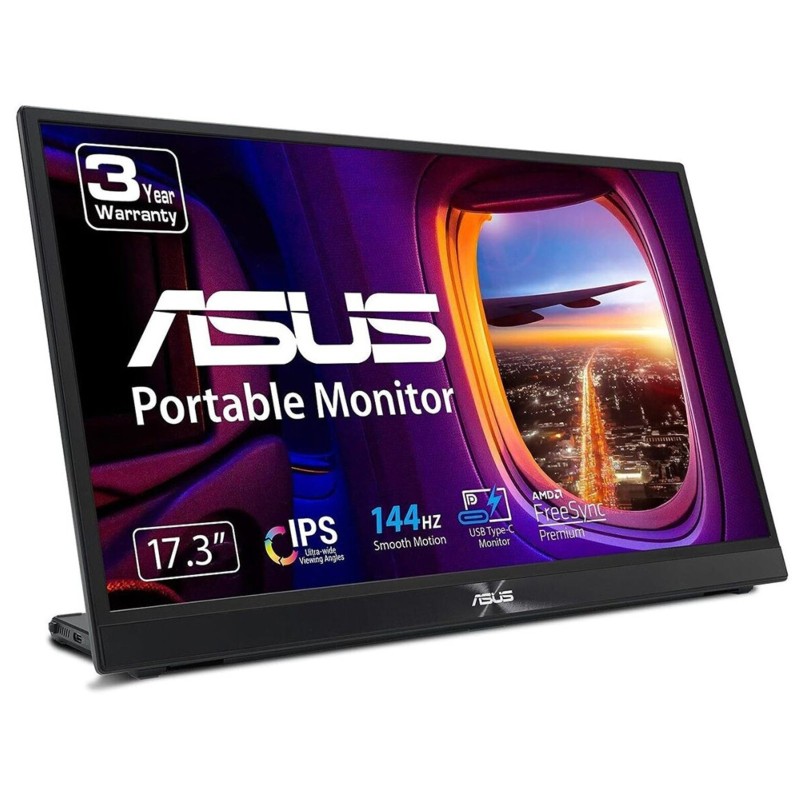 ASUS ZenScreen MB17AHG, 43,9 cm 17.3", 1920 x 1080 pixels, Full HD, LCD, 5 ms, Noir