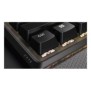 Corsair K70 CORE TKL WIRELESS, Avec fil &sans fil, USB + RF Wireless + Bluetooth, Clavier mécanique, QWERTY, LED RGB, Noir