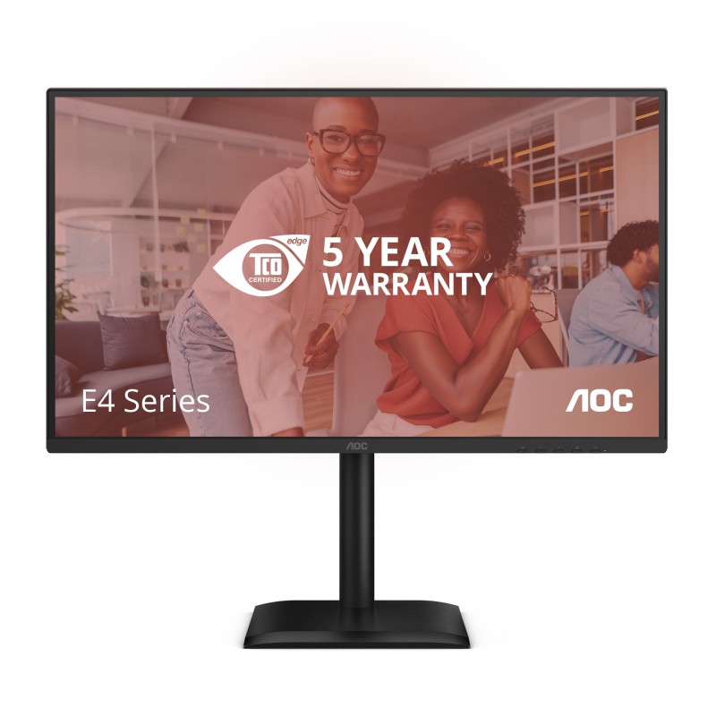 AOC E4 Q27E4CV, 68,6 cm 27", 2560 x 1440 pixels, Quad HD, LED, 4 ms, Noir