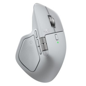 Logitech MX Master 4, Droitier, Laser, RF sans fil + Bluetooth, 8000 DPI, Gris