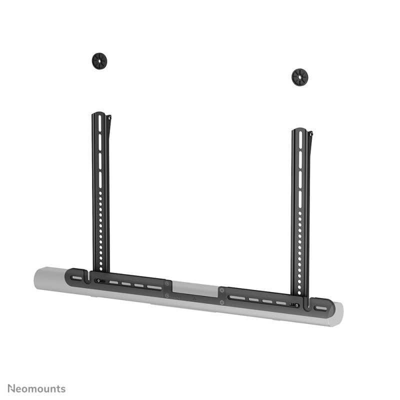 Neomounts AV35-727BL1 Support TV pour Sonos Arc & Arc Ultra - Installation facile - noir, 190,5 cm 75", 10 kg, 200 x 200 mm, 600 x 400 mm, Acier, Noir