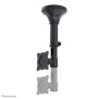 Neomounts FPMA-C025BLACK Support de plafond pour écran de 10-30" - h37-47 cm - inclinable, 75 x 75 mm, 100 x 100 mm, 0 - 180, 360, Acier, Noir