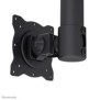 Neomounts FPMA-C025BLACK Support de plafond pour écran de 10-30" - h37-47 cm - inclinable, 75 x 75 mm, 100 x 100 mm, 0 - 180, 360, Acier, Noir