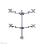 Neomounts FPMA-D935D4 Support d'écran à fixer 10-27", Pince, 6 kg, 25,4 cm 10", 68,6 cm 27", 100 x 100 mm, Argent