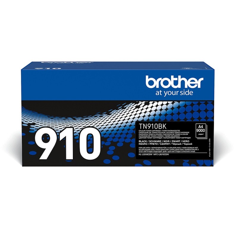 Brother Cartouche de toner TN-910BK originale – Noir, 9000 pages, Noir, 1 pièce