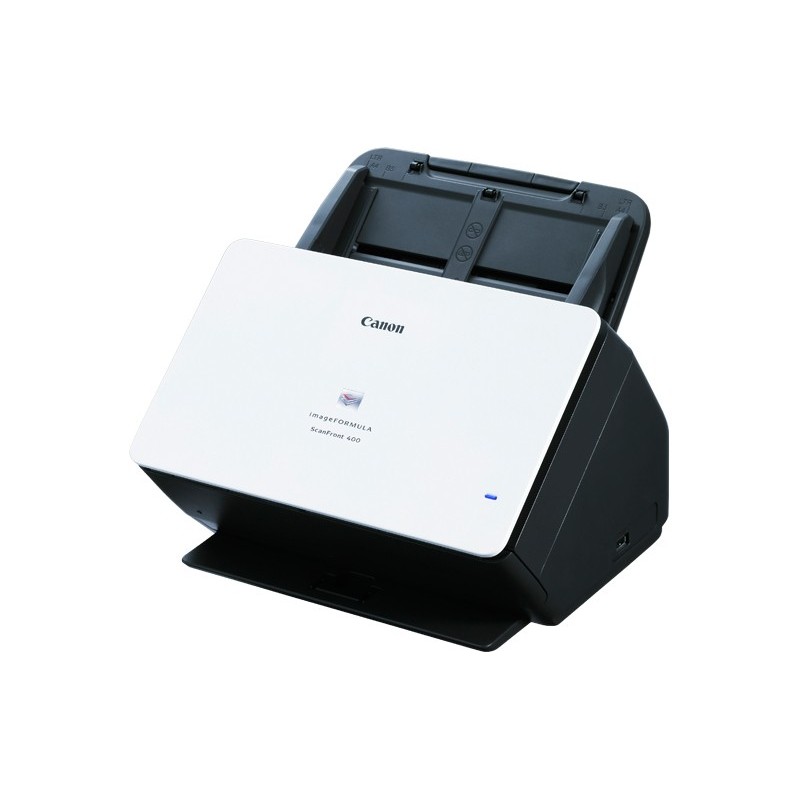 Canon imageFORMULA ScanFront 400, 216 x 356 mm, 600 x 600 DPI, 45 ppm, 45 ppm, Scanner ADF, Noir, Blanc