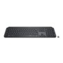 Logitech Master MX Keys for Business, Taille réelle 100 %, Sans fil, Bluetooth, QWERTY, Graphite