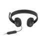 Lenovo VoIP Headset 5000, Avec fil, BureauCentre d'appels, 20 - 20000 Hz, 144 g, Casque, Noir