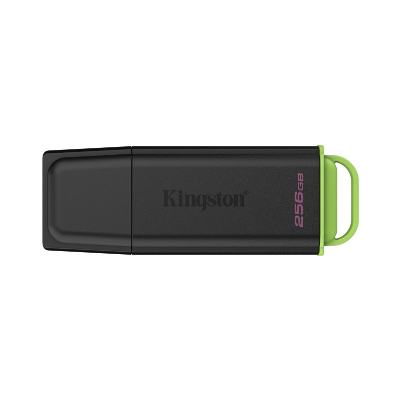 Kingston DataTraveler 256Go Stockage portable USB 3.2 Gen 1 Exodia Noir + Vert, 256 Go, USB Type-A, 3.2 Gen 1 3.1 Gen 1, Casquette, 9,36 g, Noir, Vert