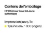 HP 201A toner LaserJet Jaune authentique, 1330 pages, Jaune, 1 pièce