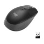 Logitech M190, Ambidextre, Optique, RF sans fil, 1000 DPI, Charbon de bois
